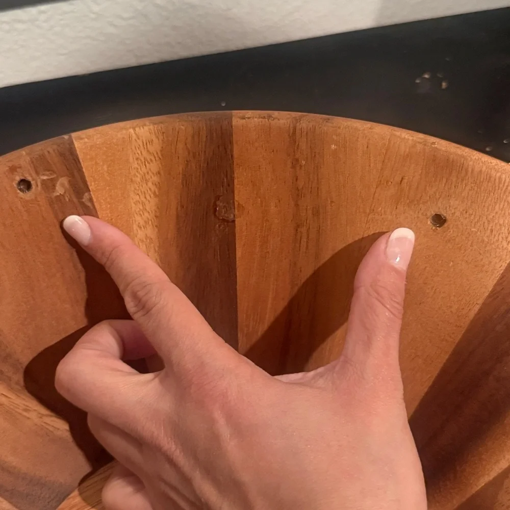 Vagabond House TRIBECA WOOD SALAD BOWL